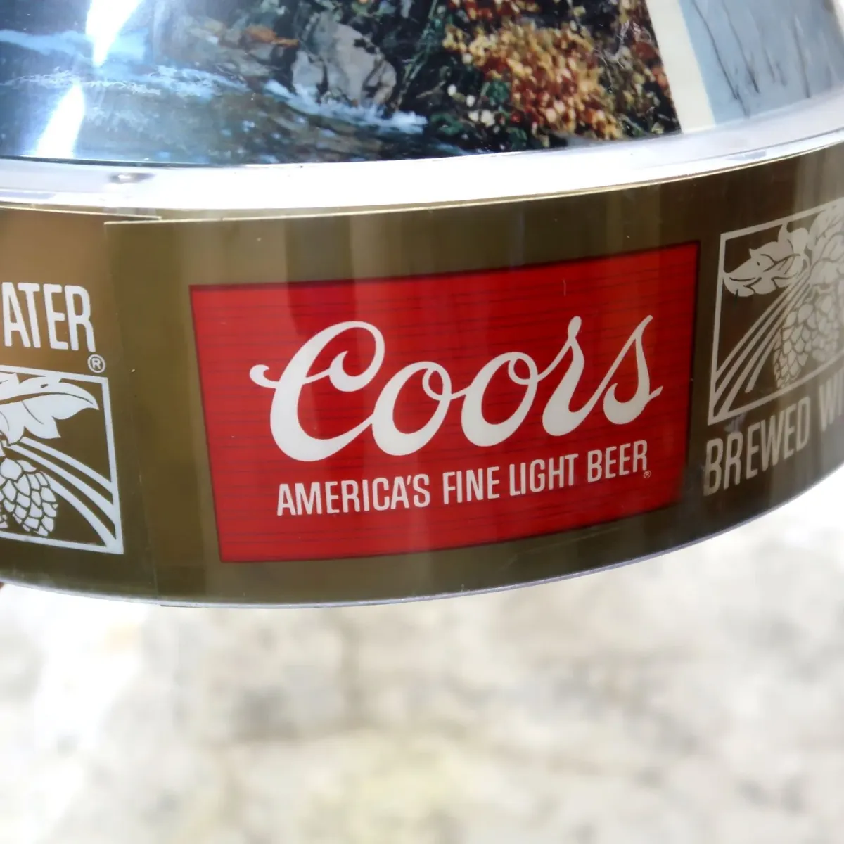 Coors ビンテージ プールランプ