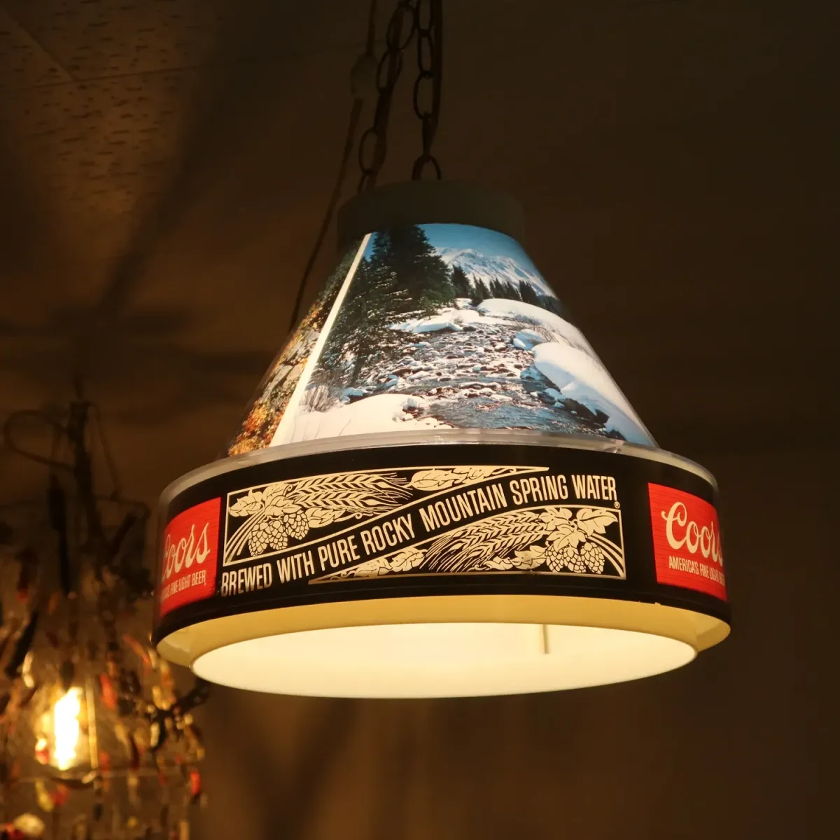 Coors ビンテージ プールランプ