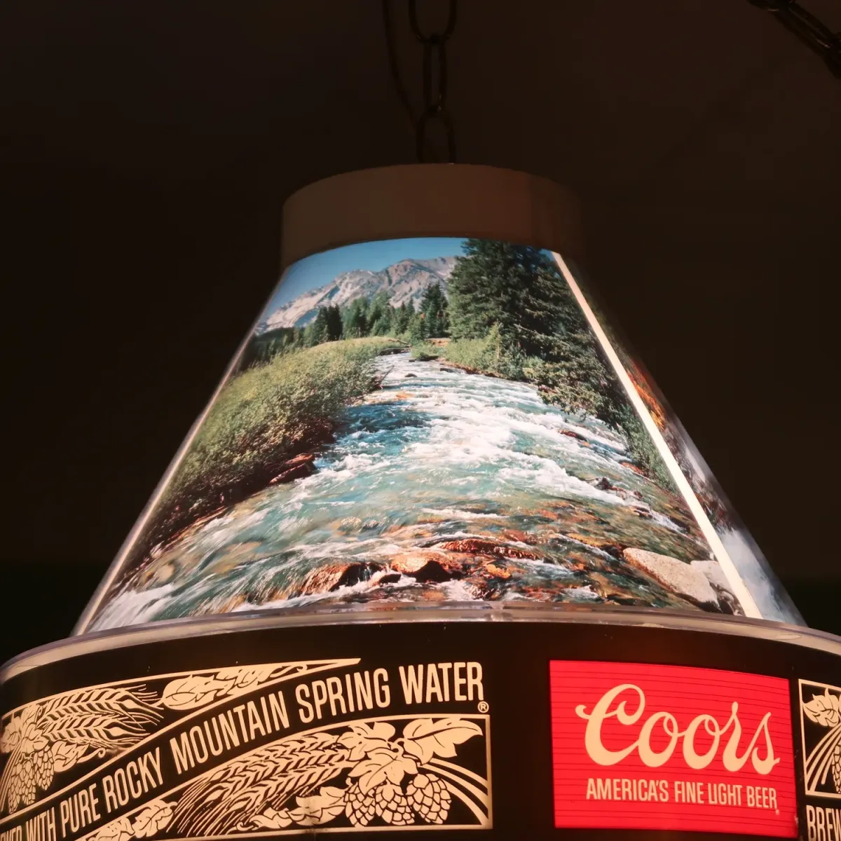Coors ビンテージ プールランプ