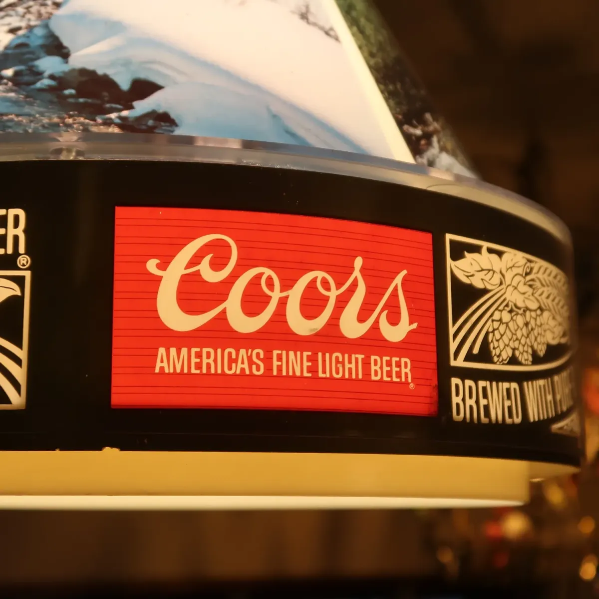 Coors ビンテージ プールランプ