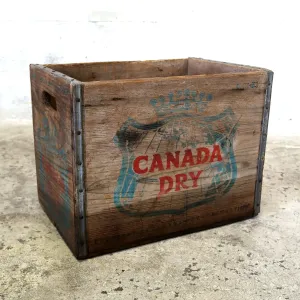 CANADA DRY ビンテージ ウッドボックス