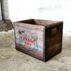 CANADA DRY ビンテージ ウッドボックス