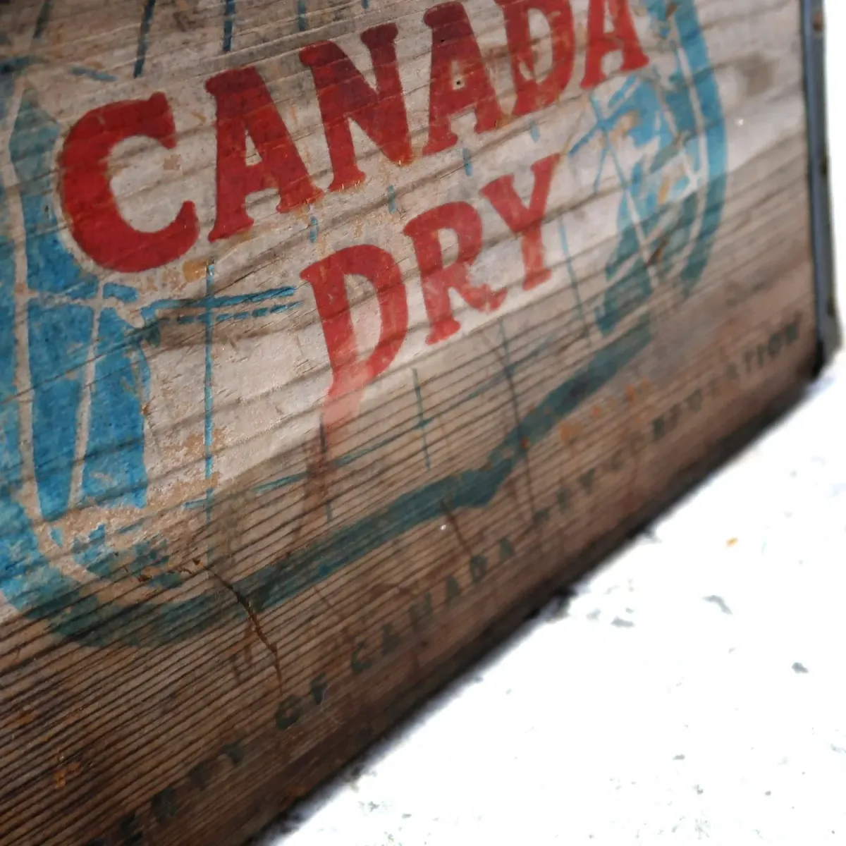 CANADA DRY ビンテージ ウッドボックス