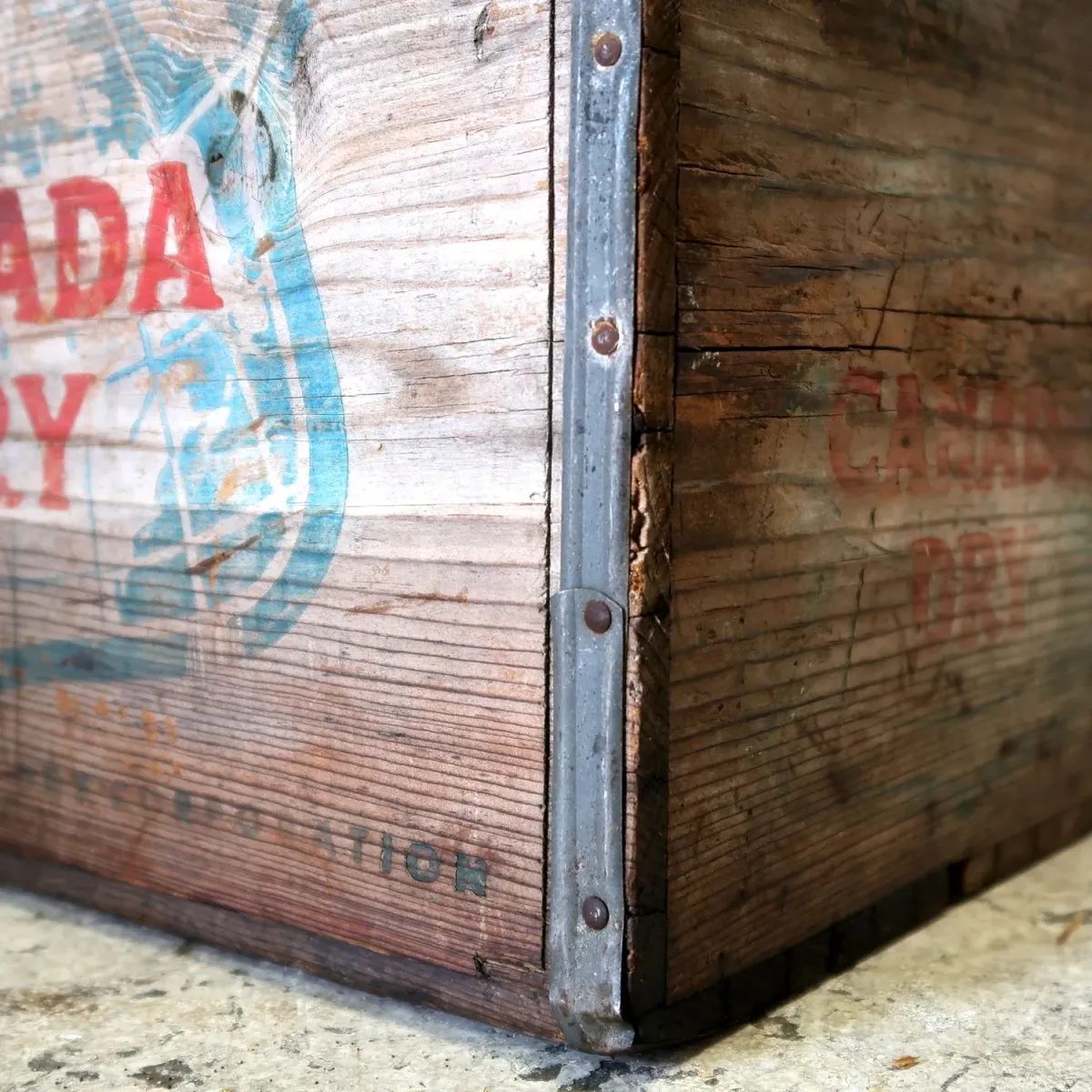 CANADA DRY ビンテージ ウッドボックス
