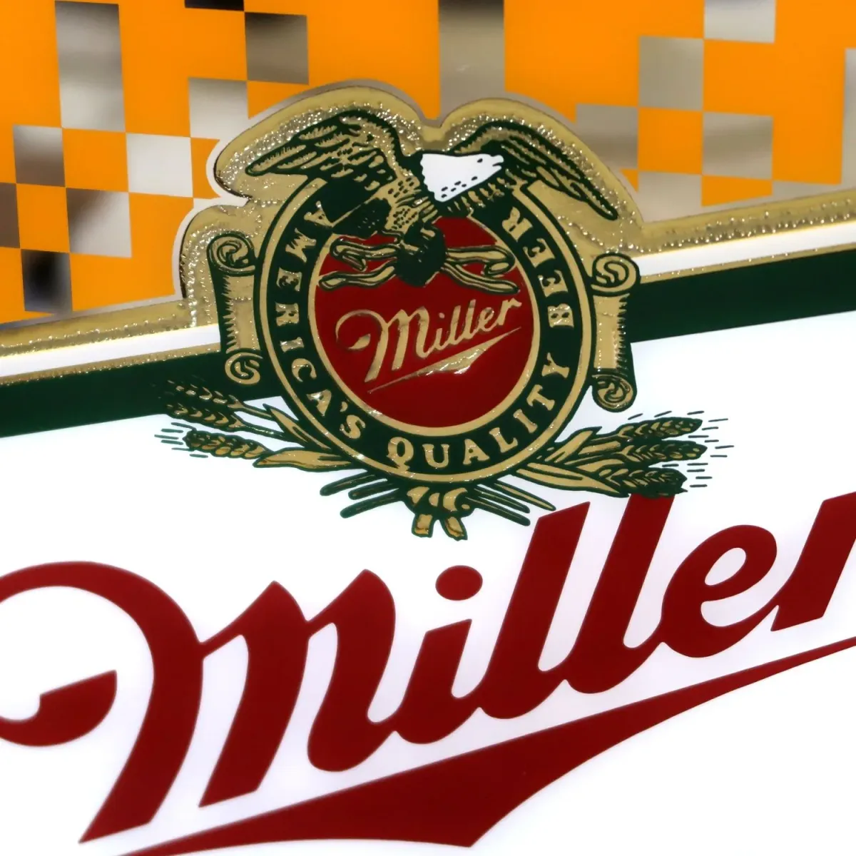Miller HIGH LIFE ビンテージ パブミラー