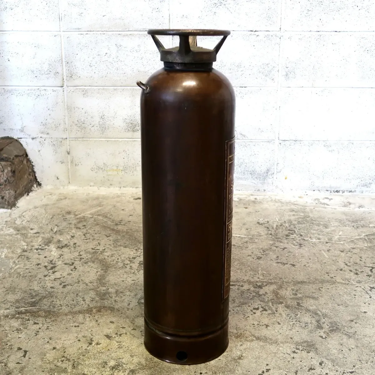 ビンテージ 消火器 銅×真鍮