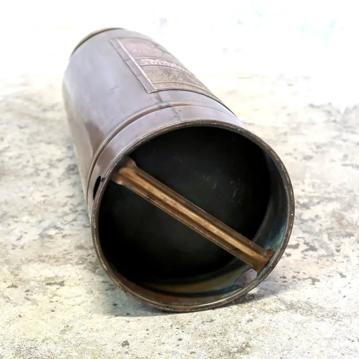 ビンテージ 消火器 銅×真鍮