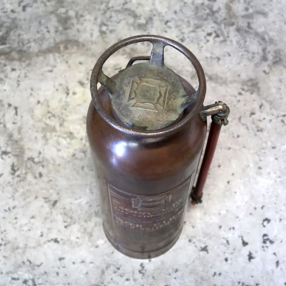 ビンテージ 消火器 銅×真鍮