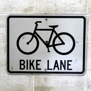 BIKE LANE ビンテージ ロードサイン