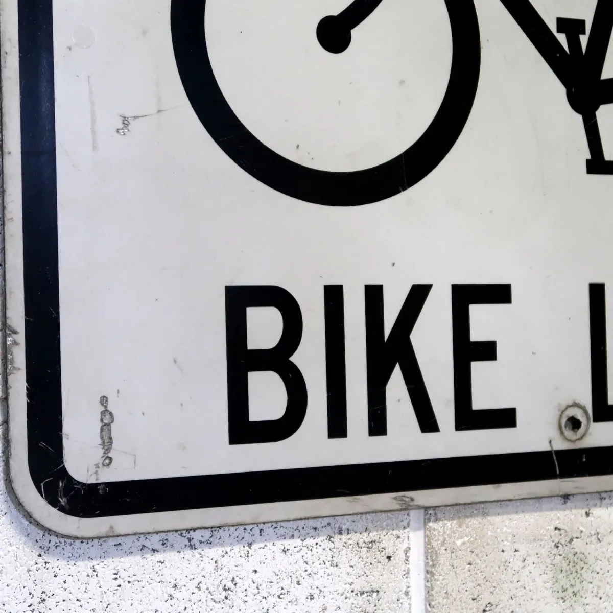 BIKE LANE ビンテージ ロードサイン