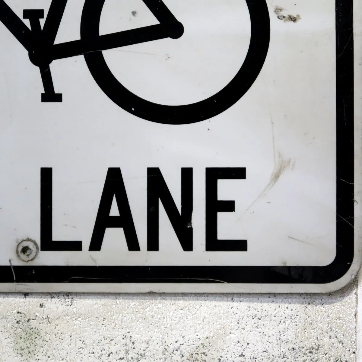 BIKE LANE ビンテージ ロードサイン