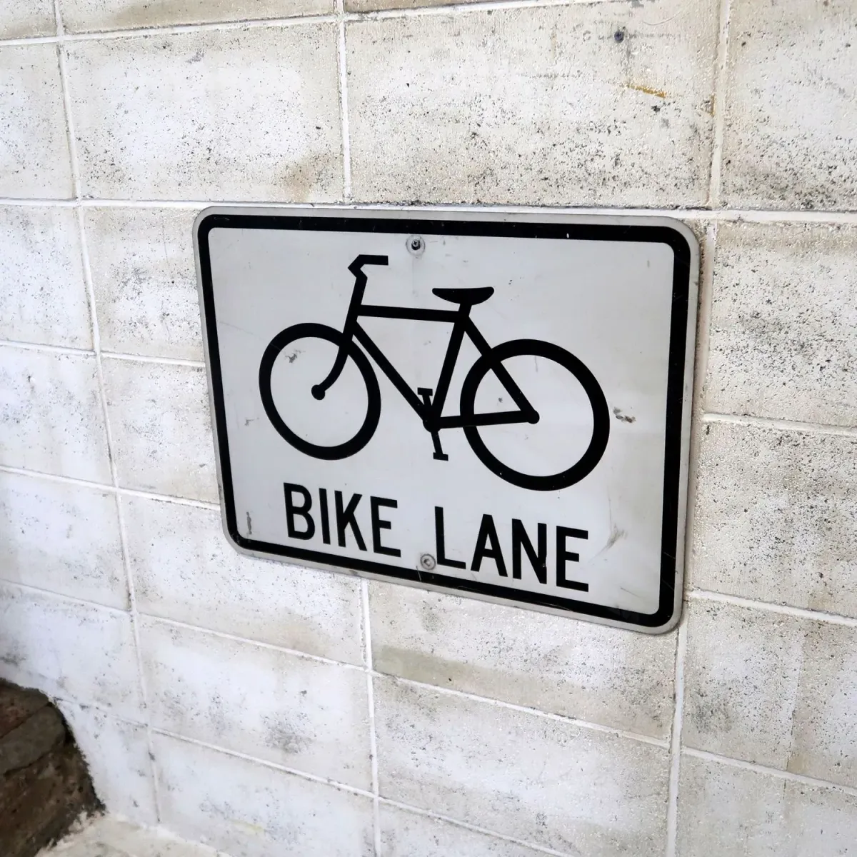 BIKE LANE ビンテージ ロードサイン