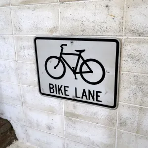BIKE LANE ビンテージ ロードサイン
