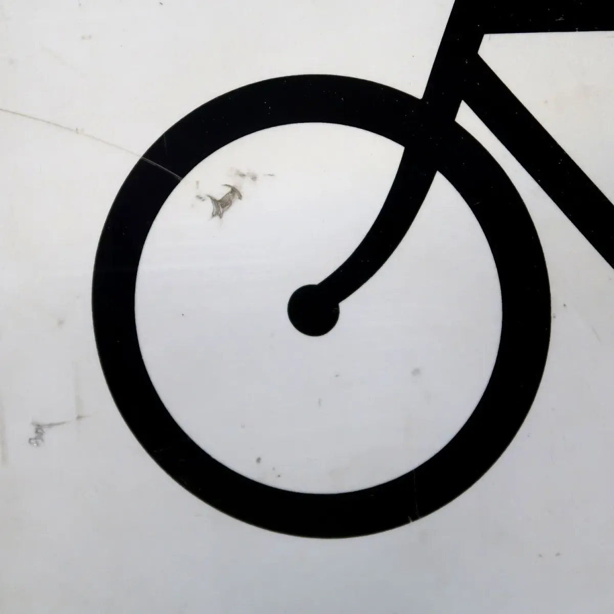 BIKE LANE ビンテージ ロードサイン