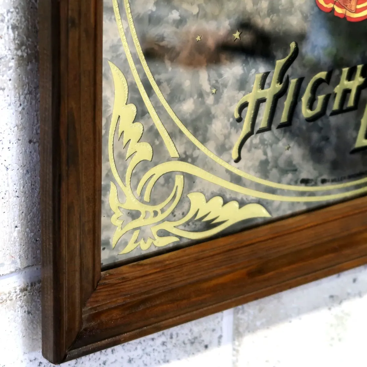 Miller HIGH LIFE ビンテージ パブミラー