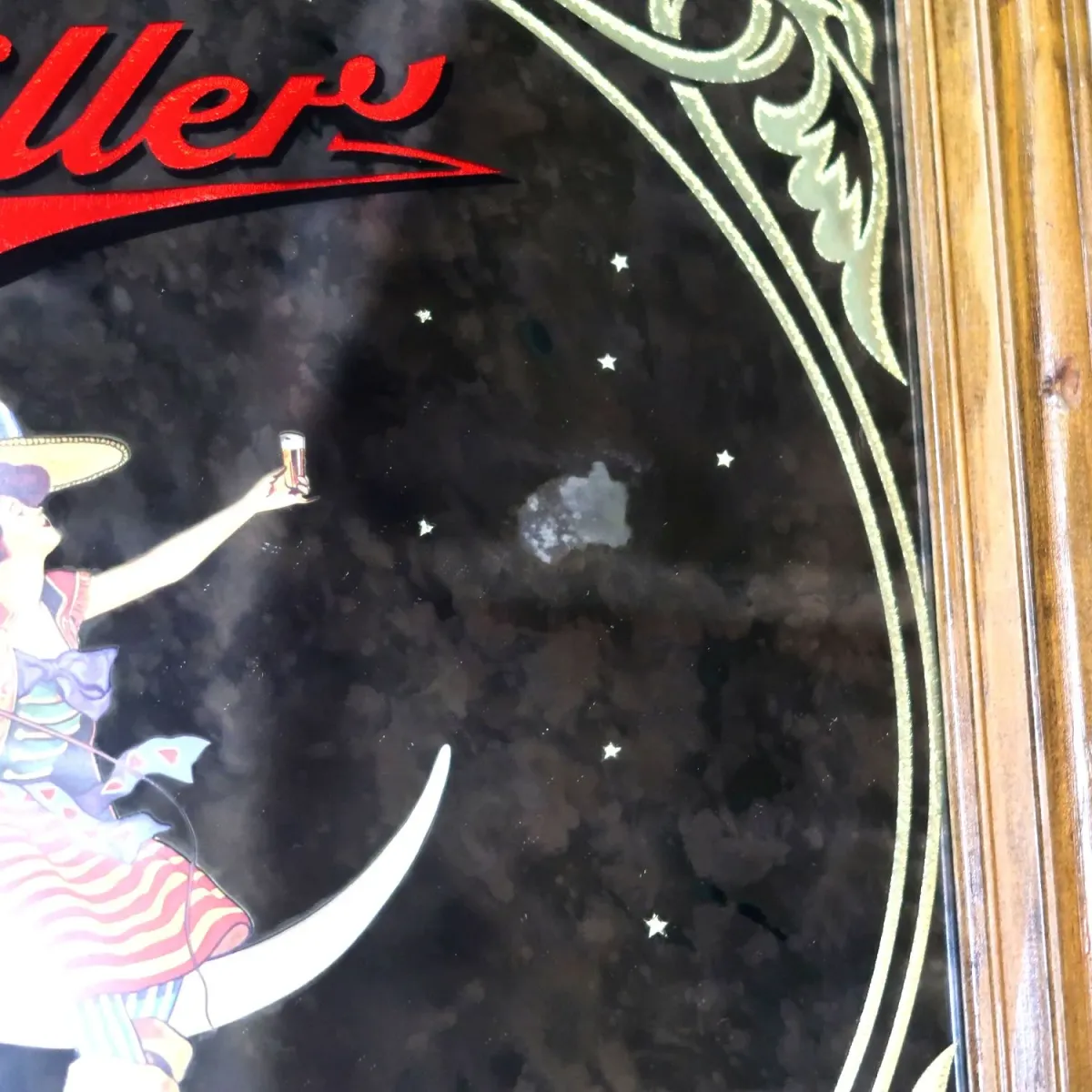 Miller HIGH LIFE ビンテージ パブミラー