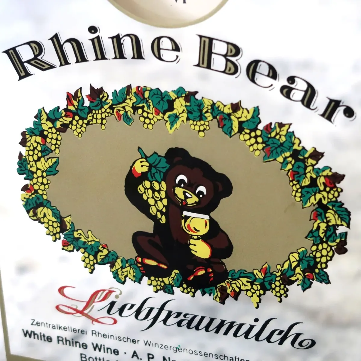 Rhine Bear ビンテージ パブミラークロック