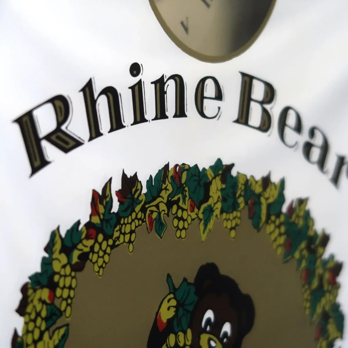 Rhine Bear ビンテージ パブミラークロック