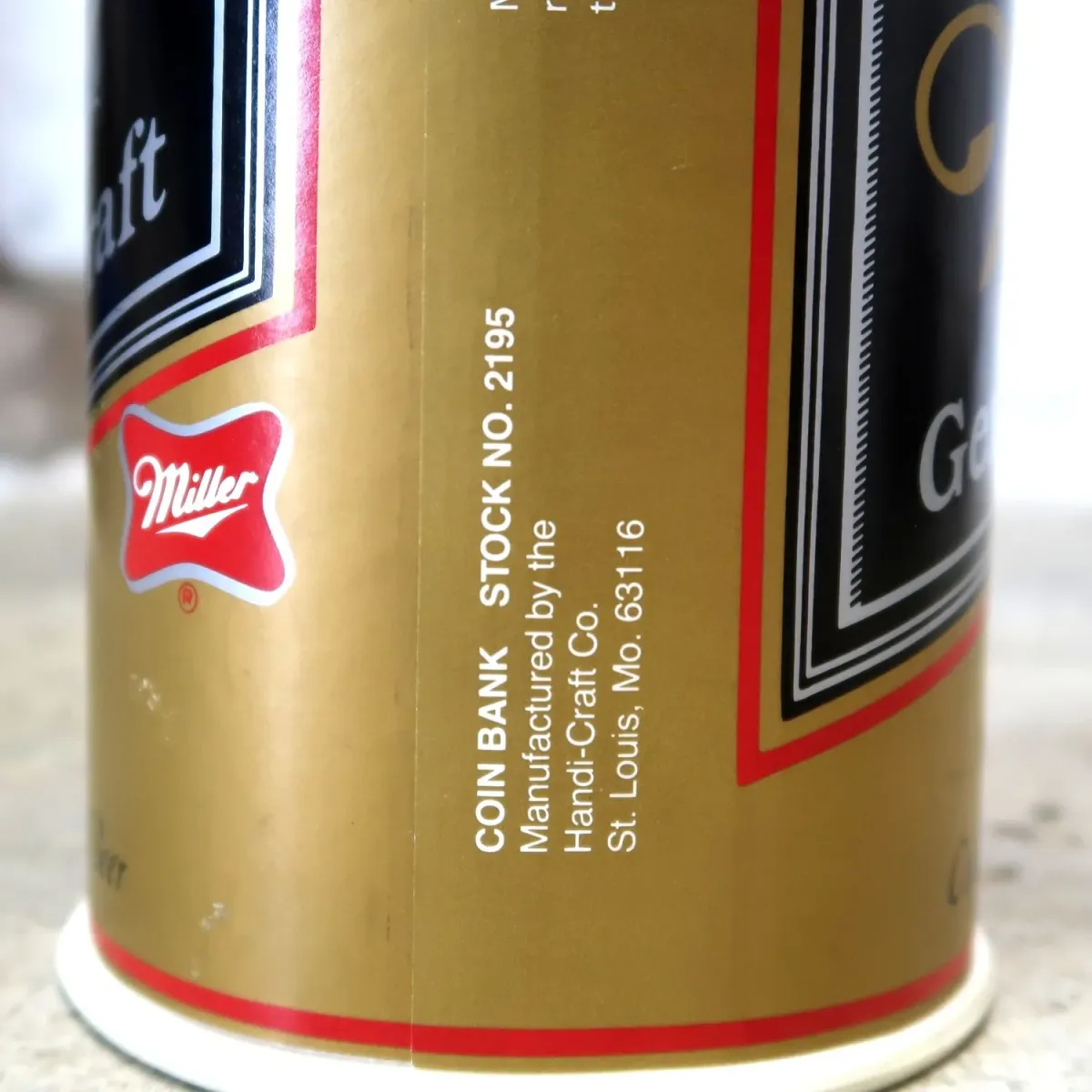 Miller Beer コインバンク 貯金箱