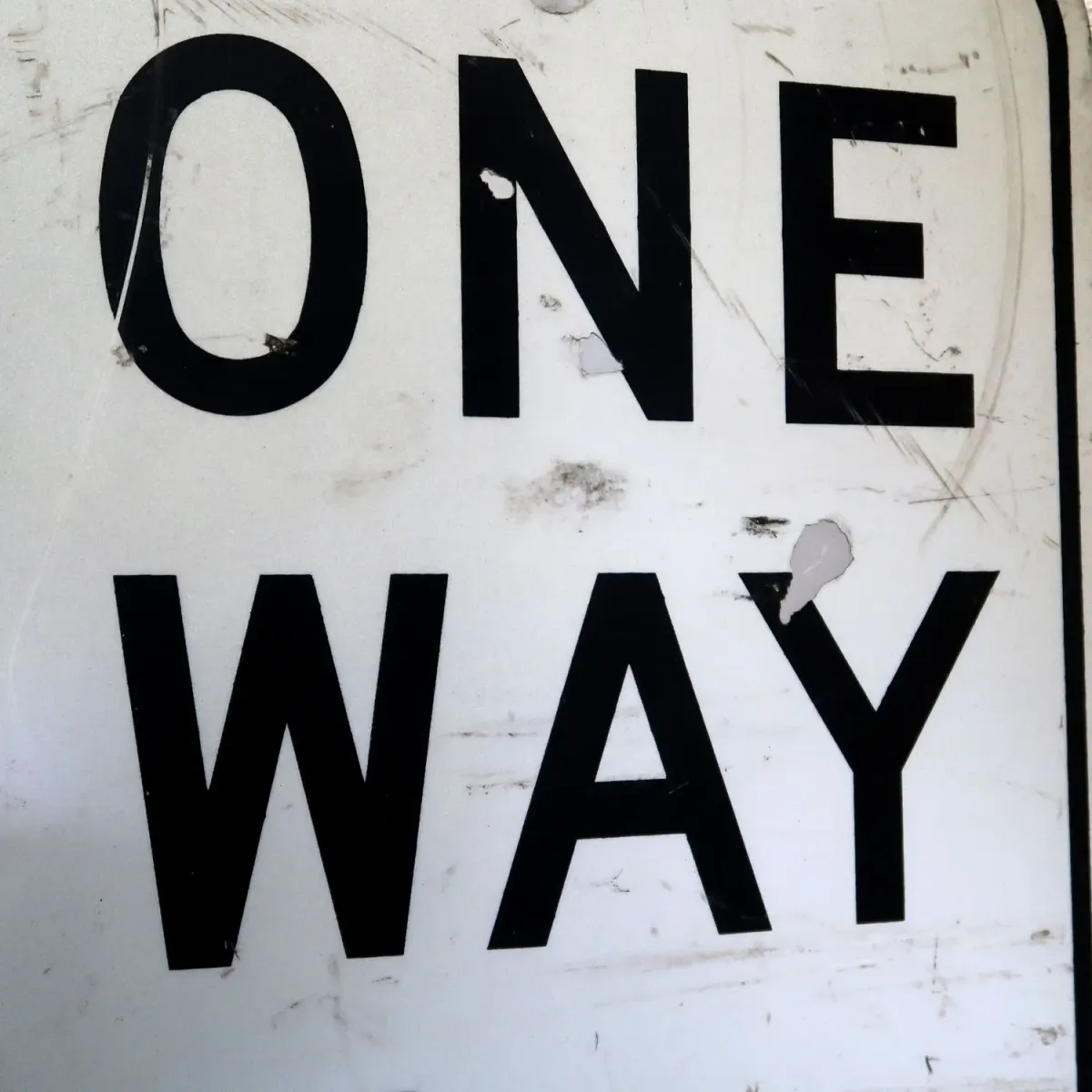 ビンテージ ロードサイン ONE WAY