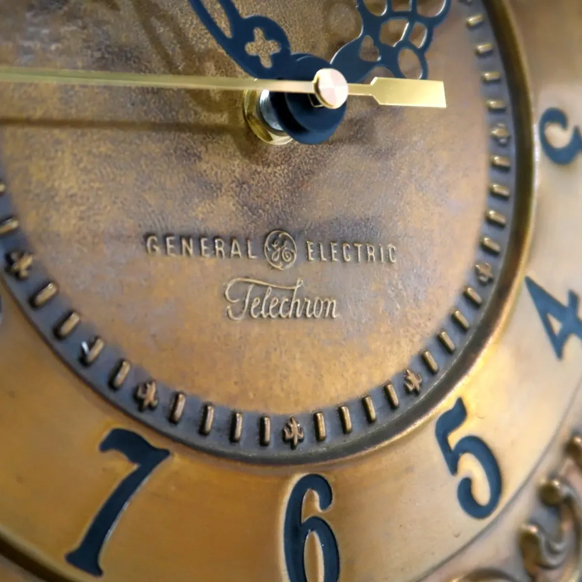 GE×Telechron モダンデザイン ウォールクロック