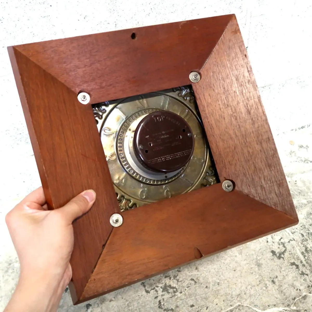GE×Telechron モダンデザイン ウォールクロック