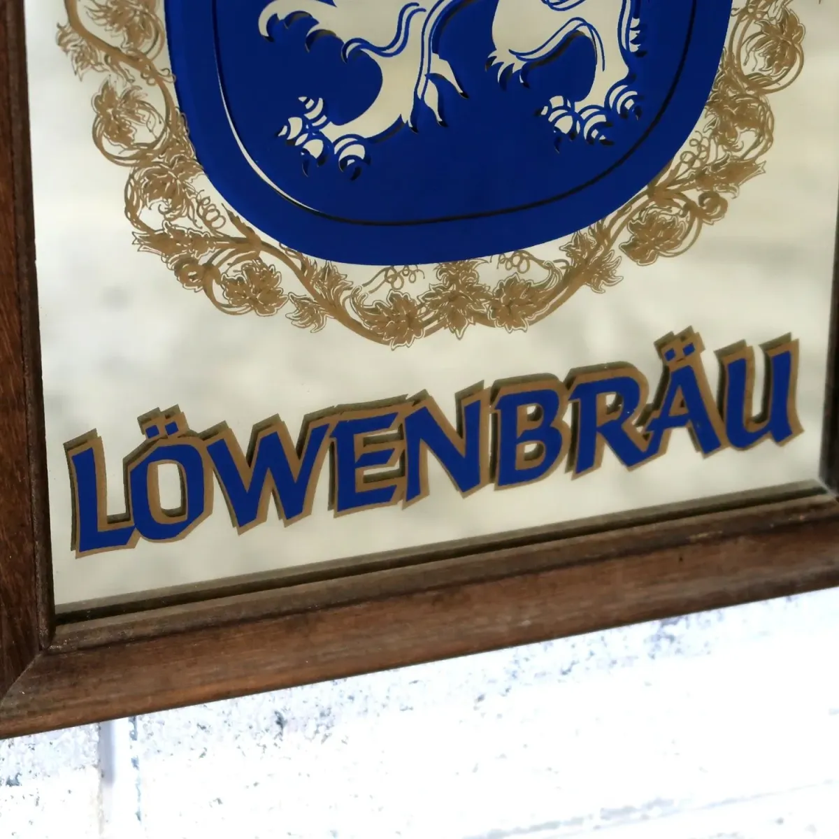 LOWENBRAU ビンテージ パブミラー
