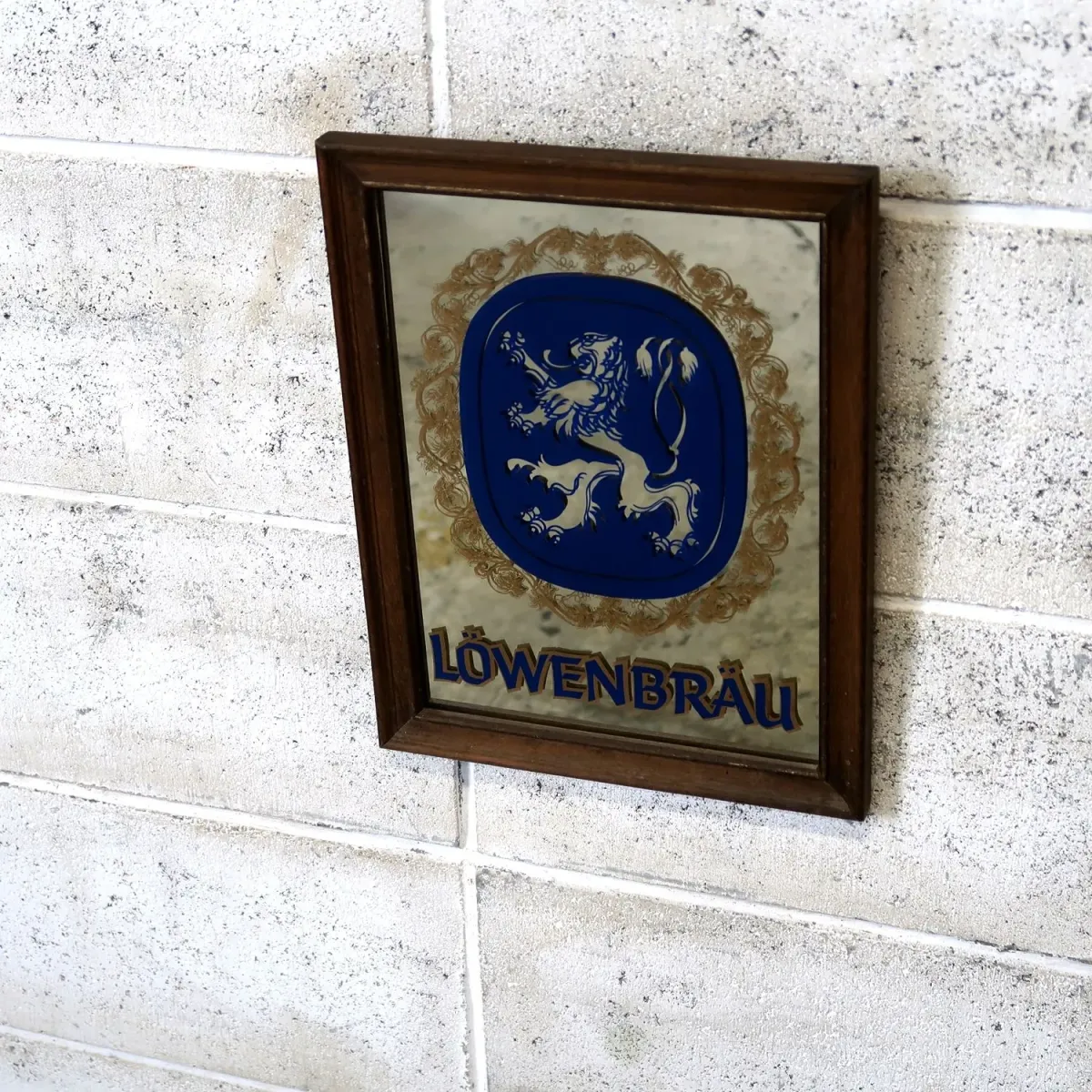 LOWENBRAU ビンテージ パブミラー