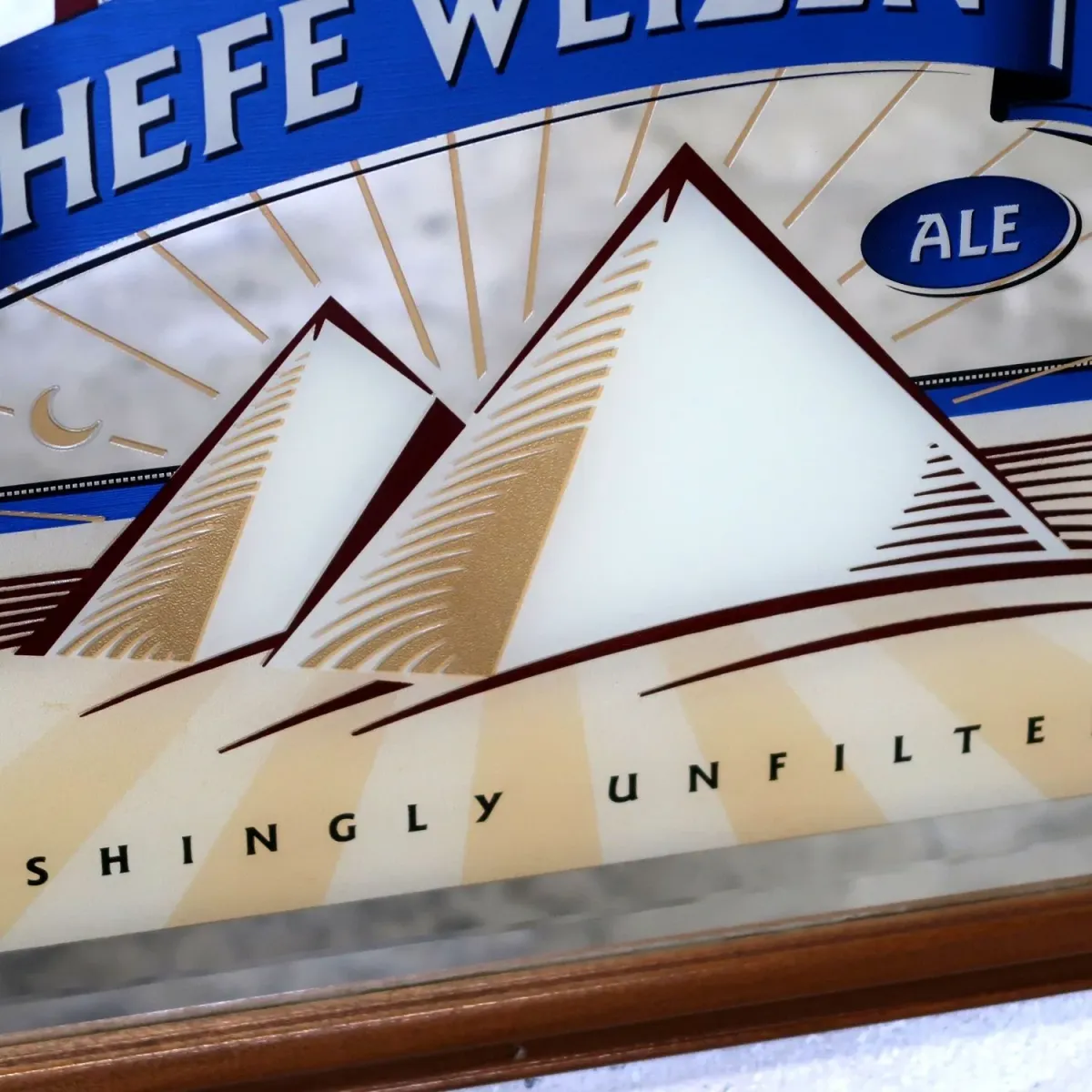 PYRAMID HEFE WEIZEN ビンテージ パブミラー