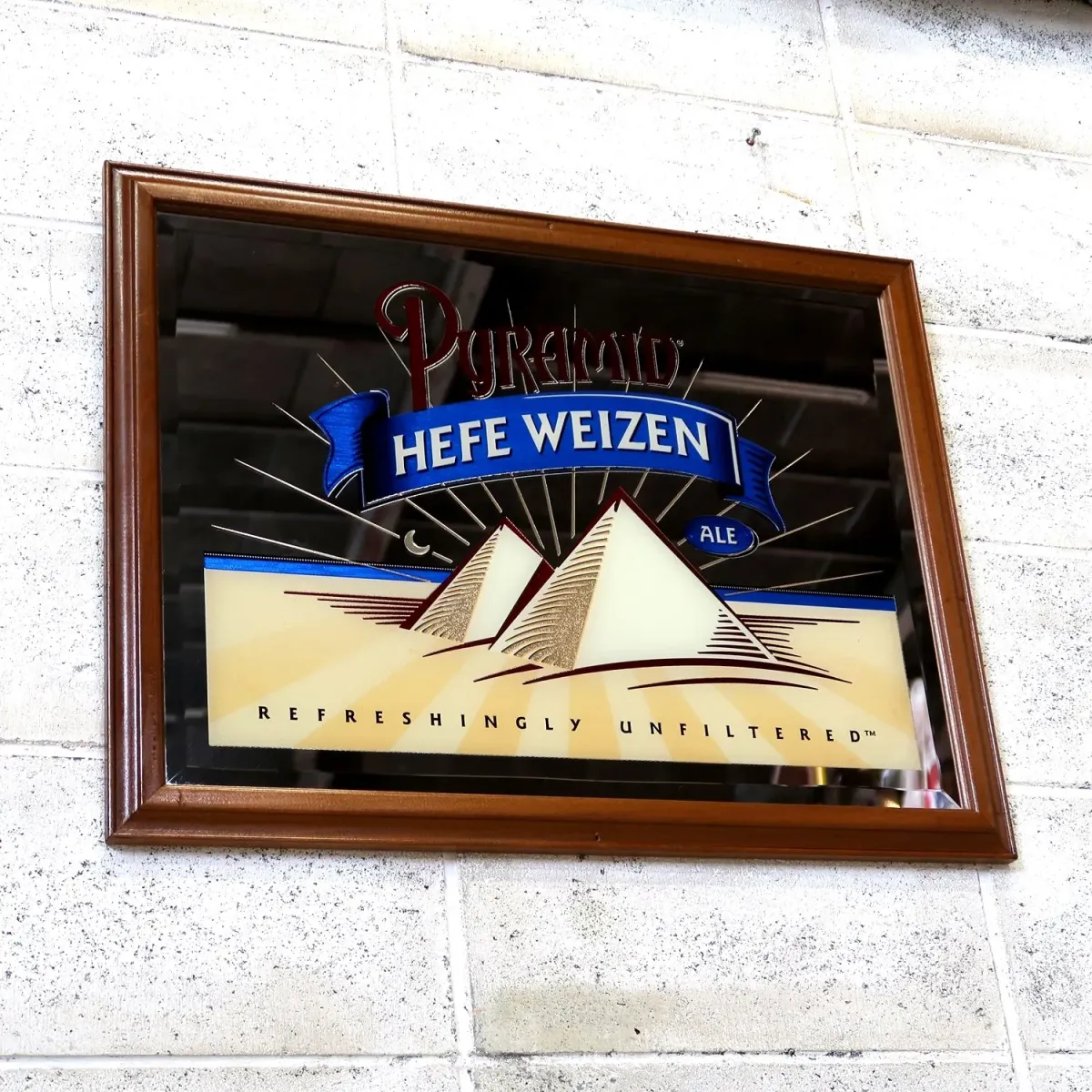 PYRAMID HEFE WEIZEN ビンテージ パブミラー