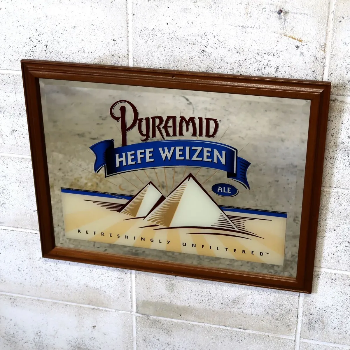 PYRAMID HEFE WEIZEN ビンテージ パブミラー