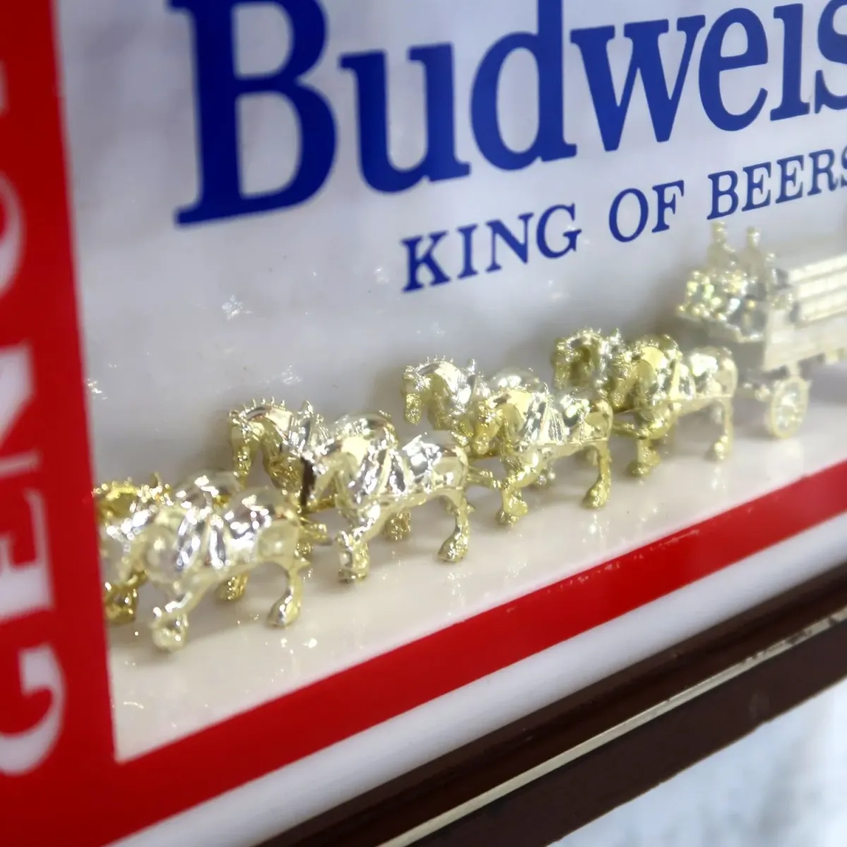 Budweiser ビンテージ ライトクロック