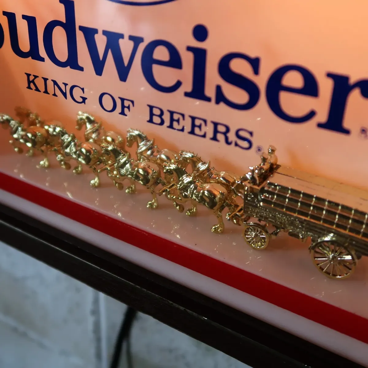 Budweiser ビンテージ ライトクロック