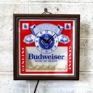 Budweiser ビンテージ ライトクロック