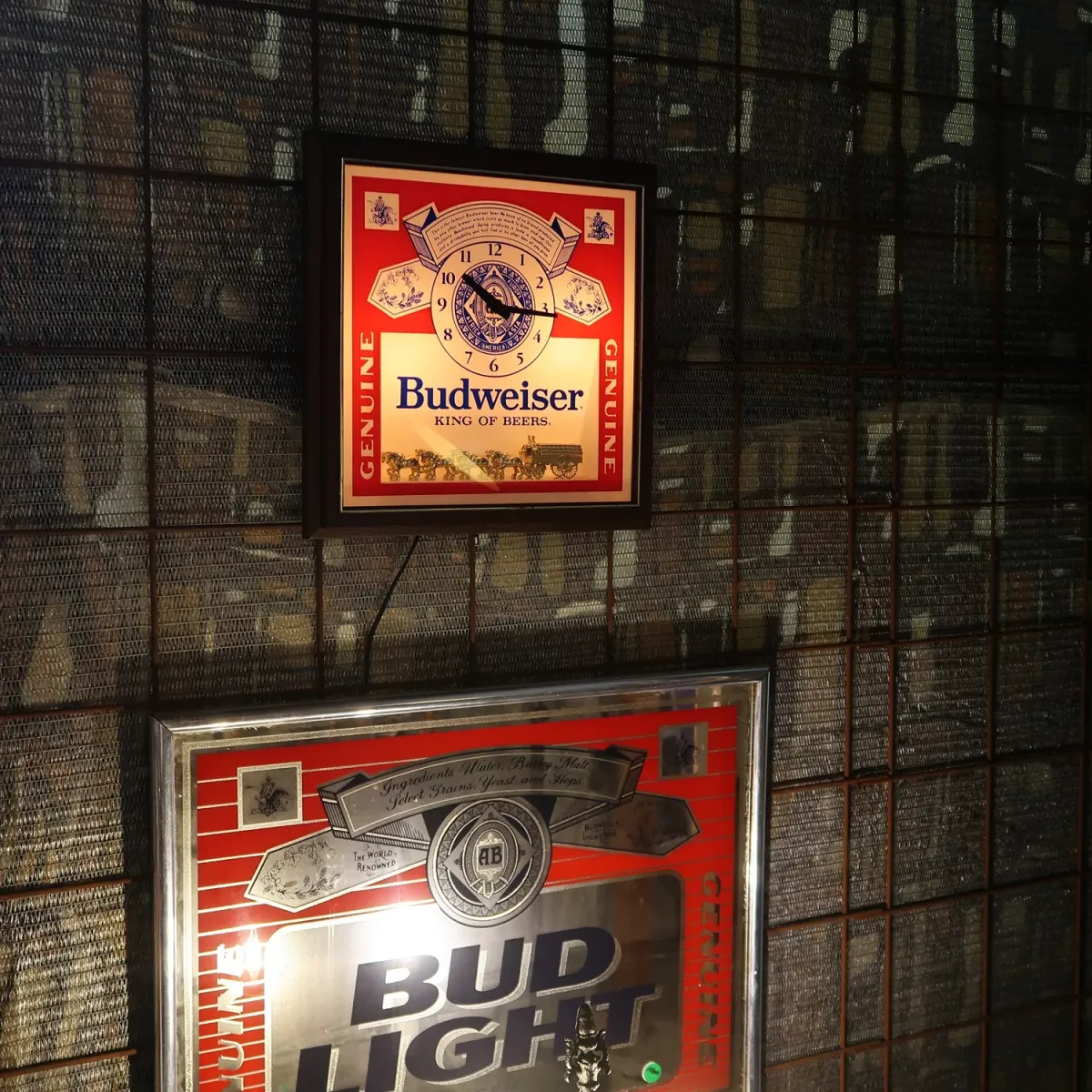 Budweiser ビンテージ ライトクロック