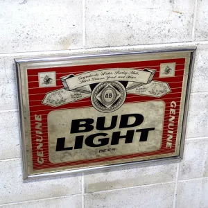 BUD LIGHT ビンテージ パブミラー