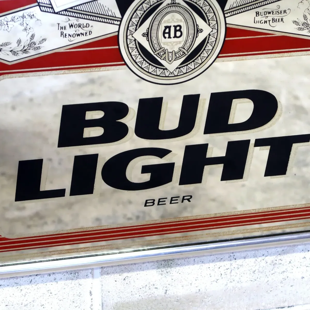 BUD LIGHT ビンテージ パブミラー