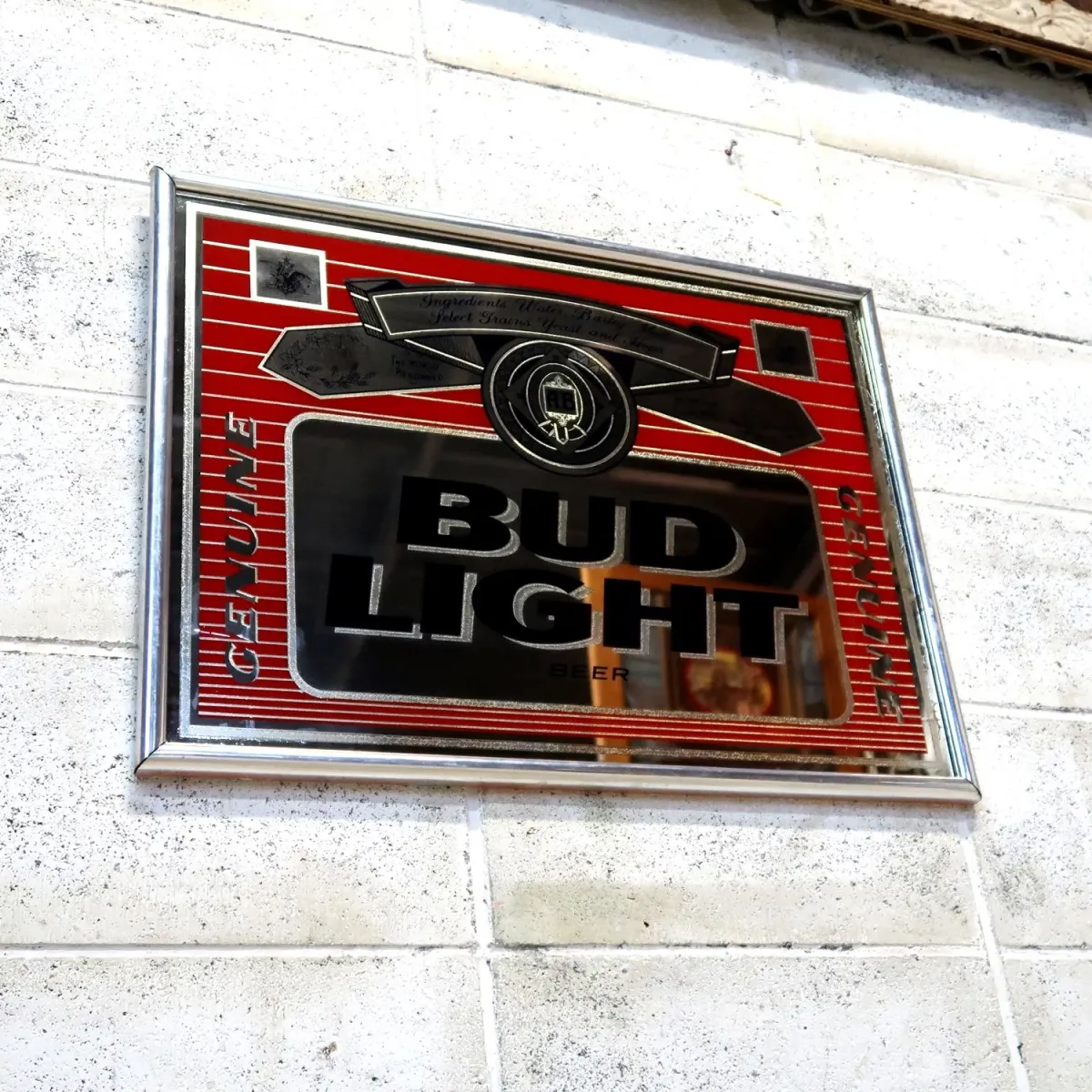 BUD LIGHT ビンテージ パブミラー