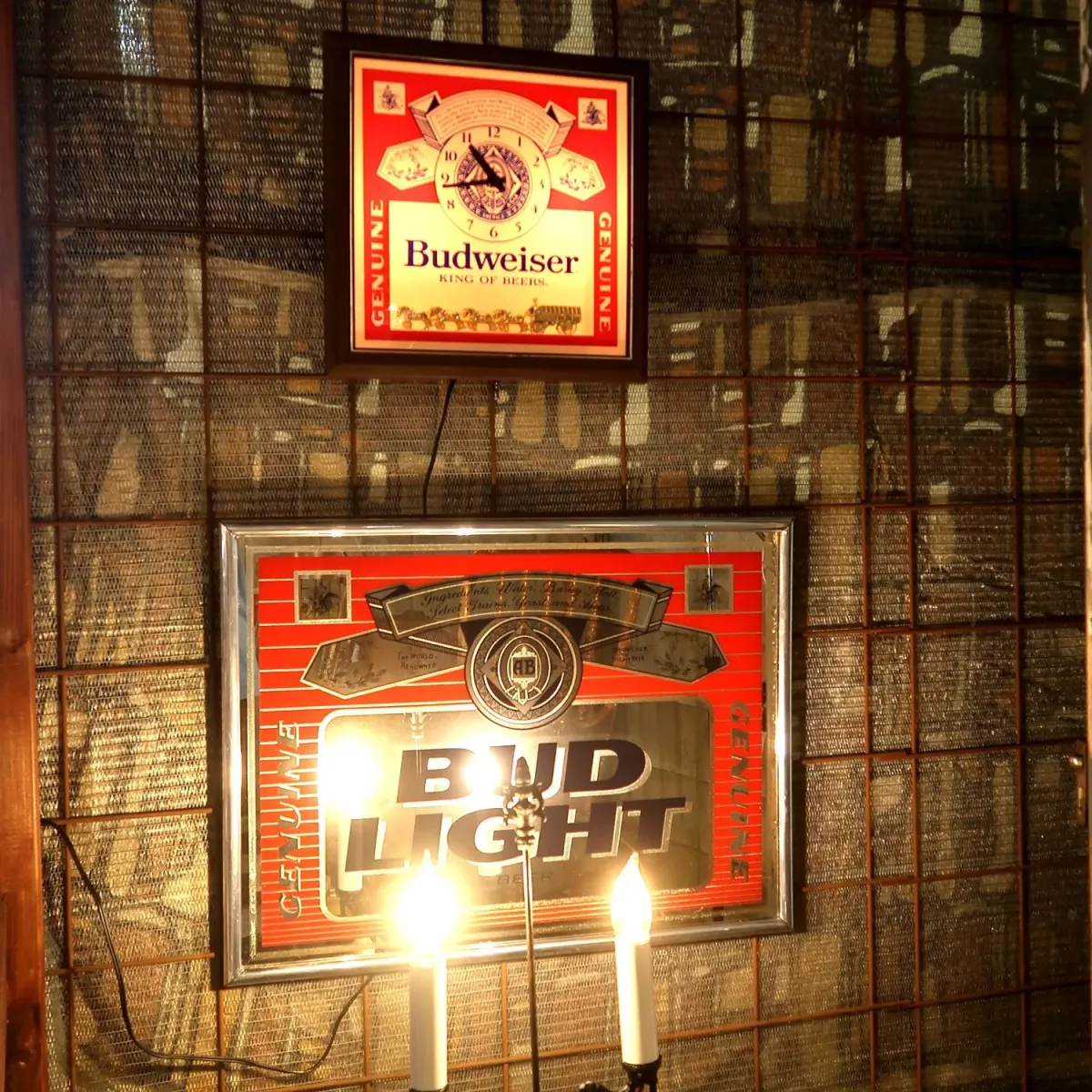 BUD LIGHT ビンテージ パブミラー