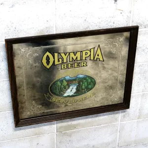 OLYMPIA BEER ビンテージ パブミラー