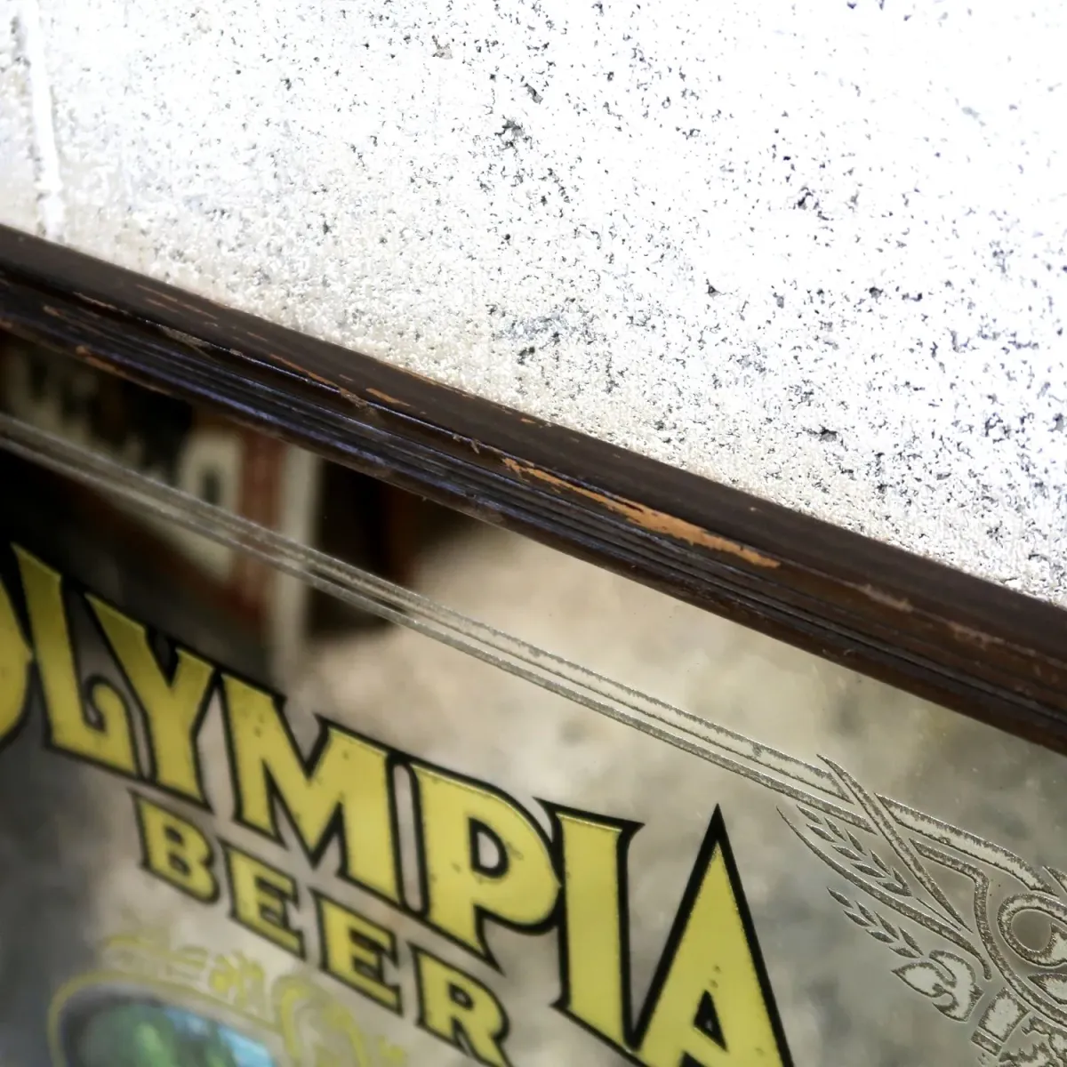 OLYMPIA BEER ビンテージ パブミラー