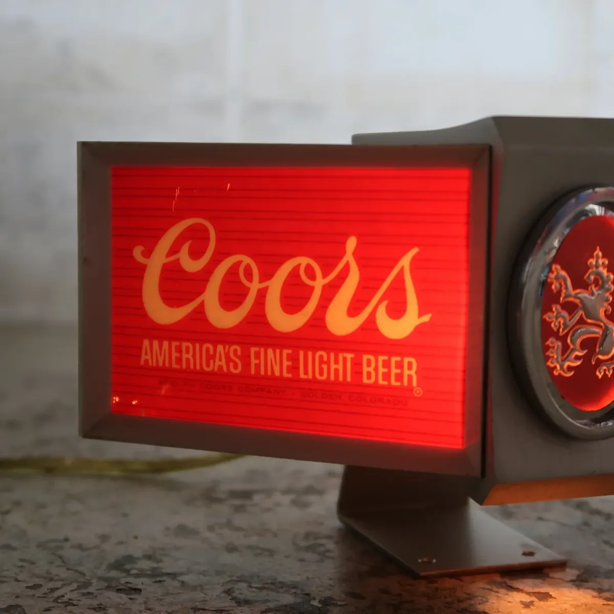 Coors ビンテージ ライトサイン