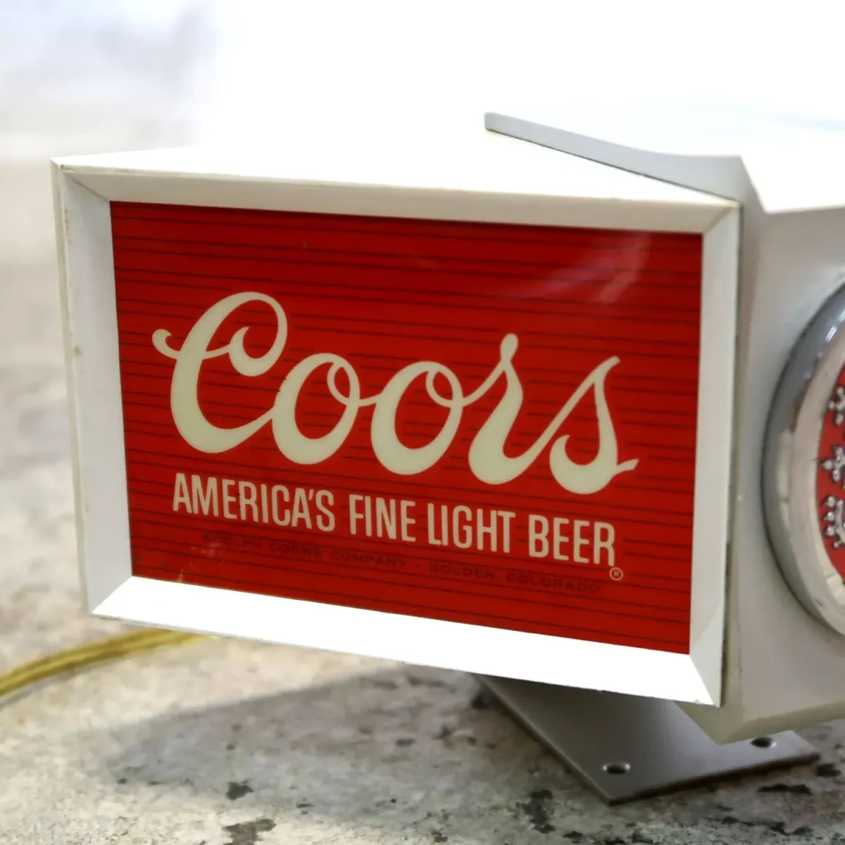Coors ビンテージ ライトサイン