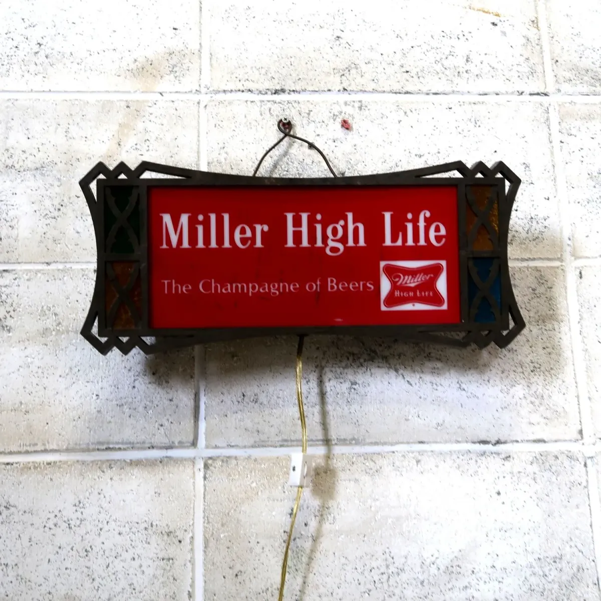 Miller HIGH LIFE ビンテージ ライトサイン