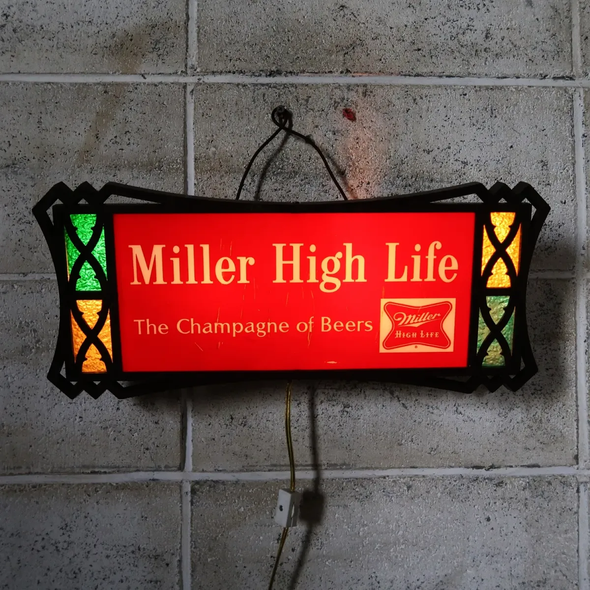 Miller HIGH LIFE ビンテージ ライトサイン
