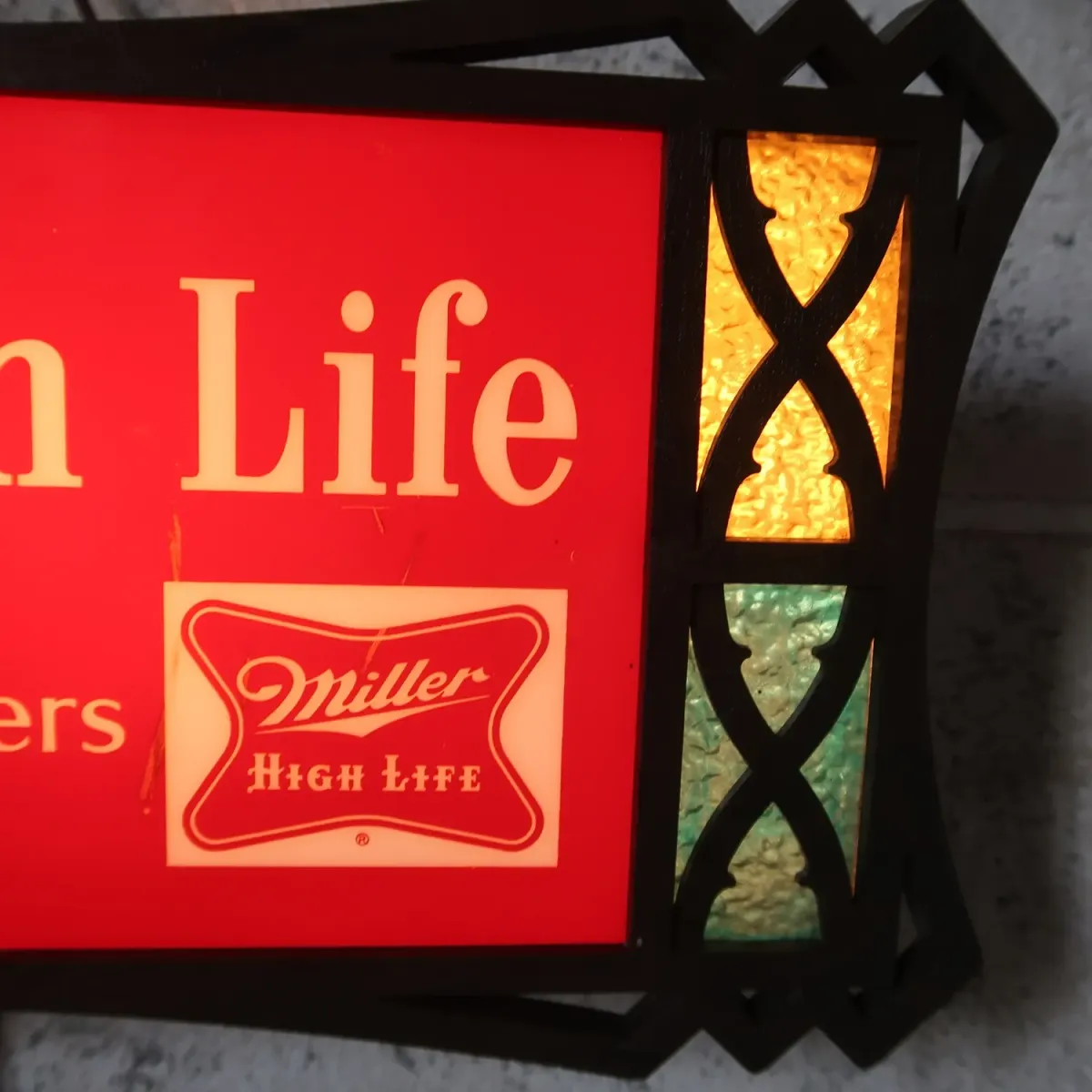 Miller HIGH LIFE ビンテージ ライトサイン