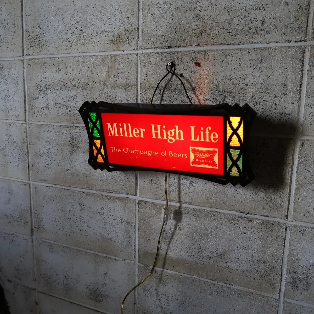 Miller HIGH LIFE ビンテージ ライトサイン