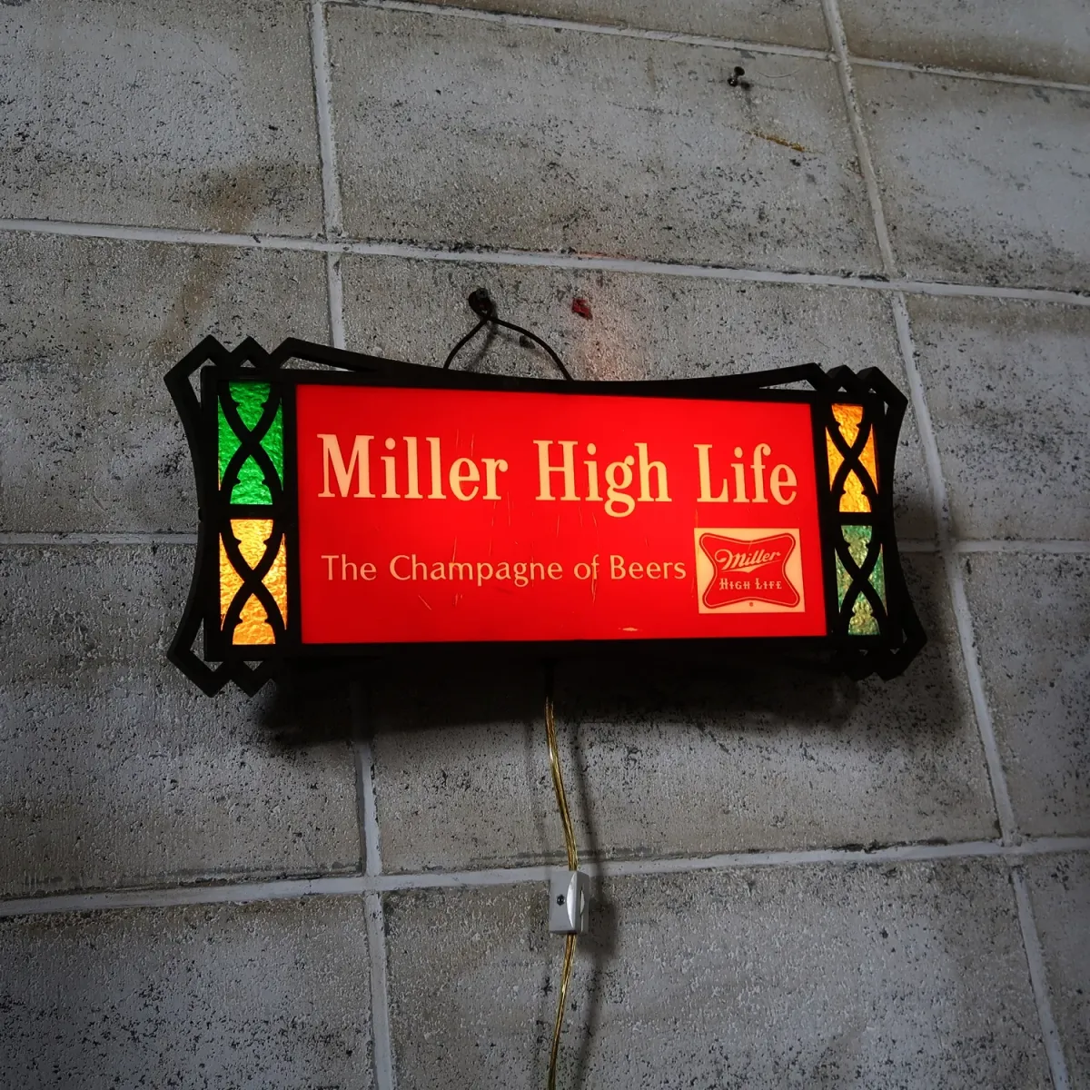 Miller HIGH LIFE ビンテージ ライトサイン