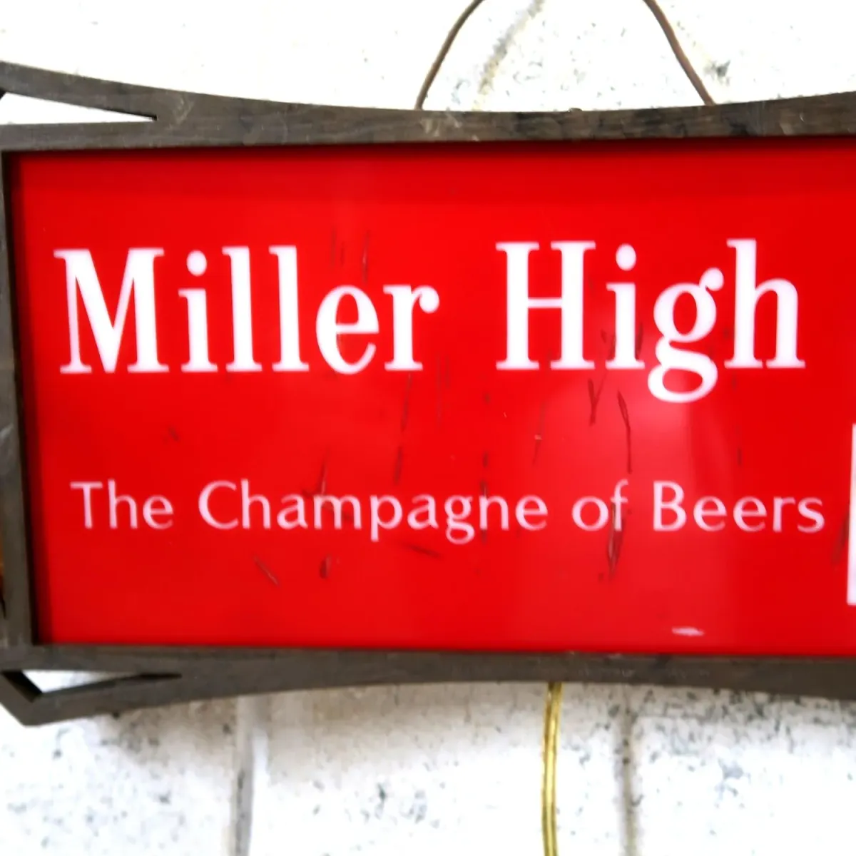 Miller HIGH LIFE ビンテージ ライトサイン