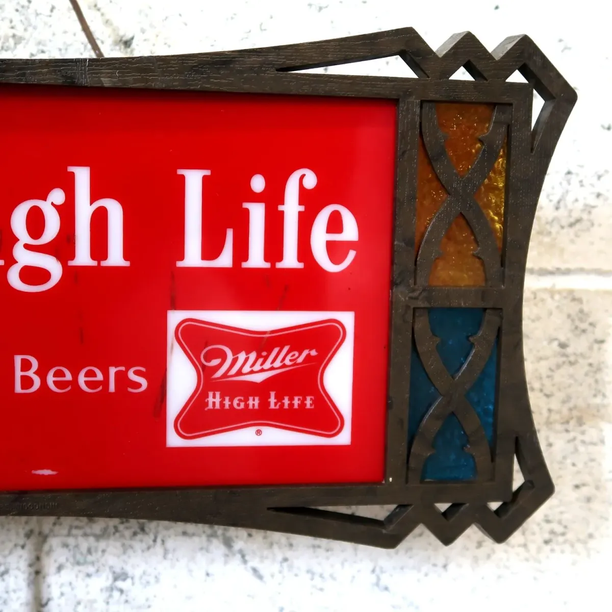 Miller HIGH LIFE ビンテージ ライトサイン